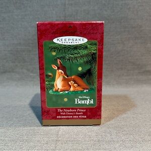 Vintage Hallmark Christmas Ornament - Disney Bambi - The Newborn Prince